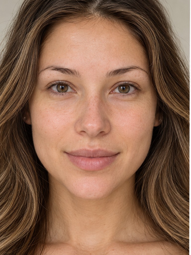 Brow transformation, before